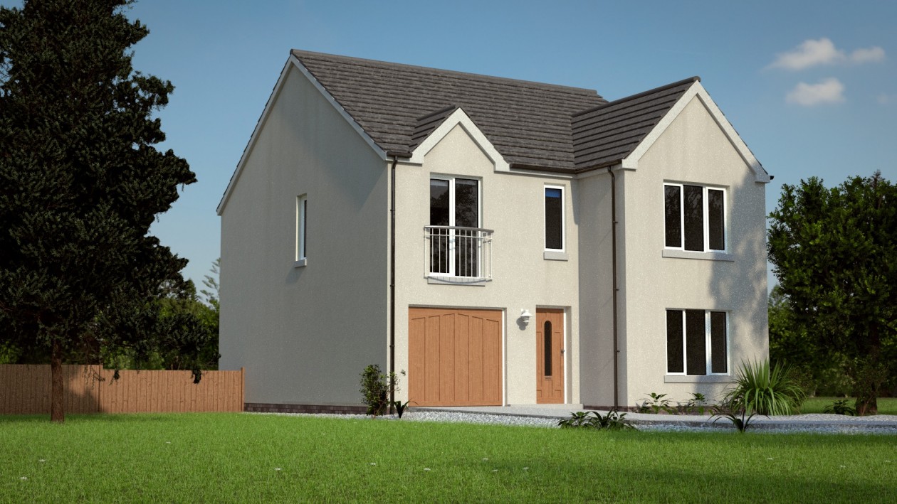 Architectural visualisation of a house