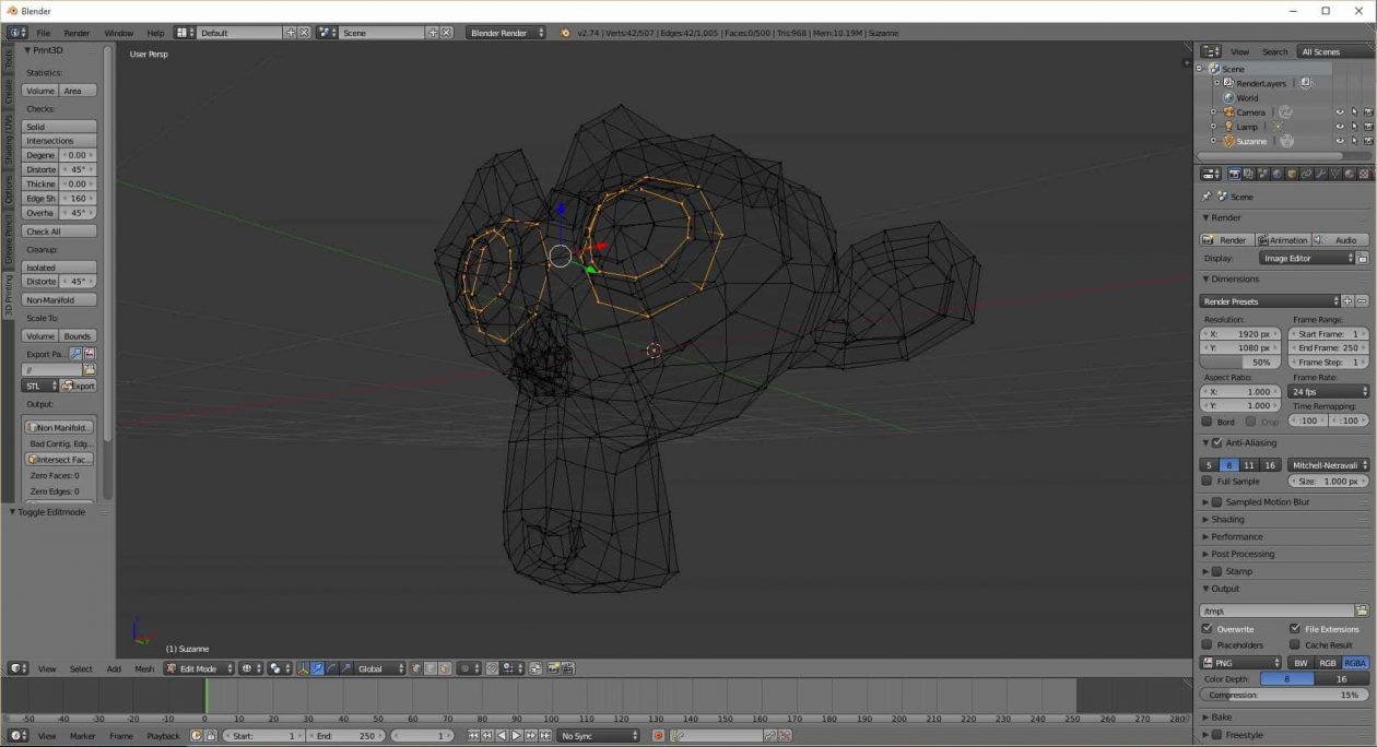 Blender Tips for 3D Printing • Celtic3d