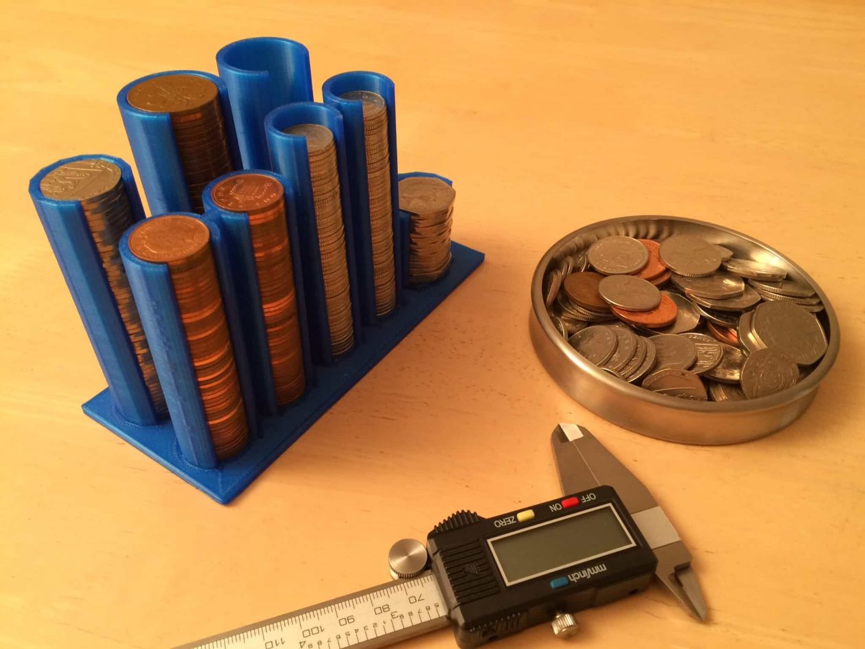 GB Coin Holder 3d model file for 3d printing • Celtic3d