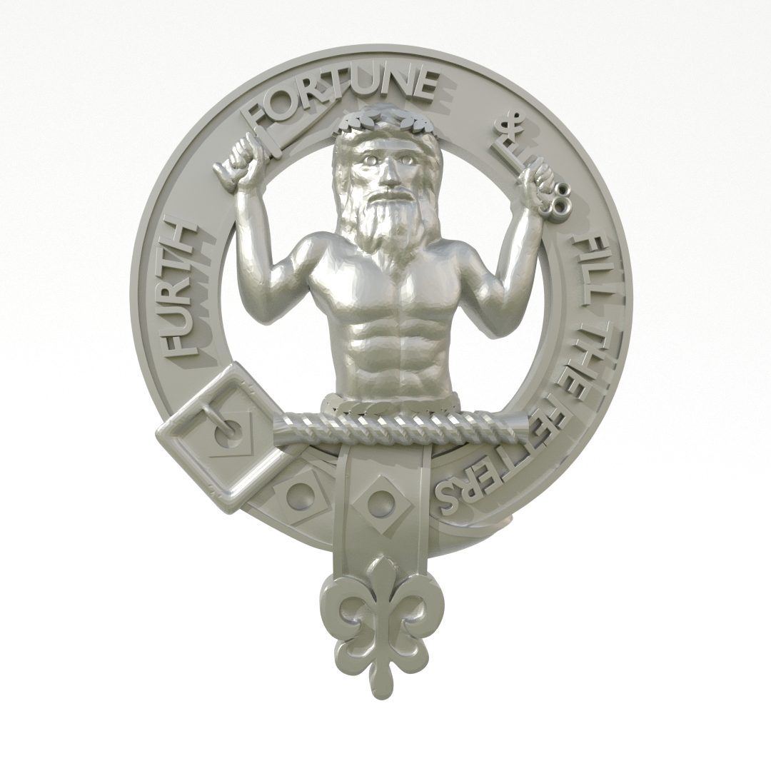 Murray Clan Crest. Furth Fortune & Fill The Fetters