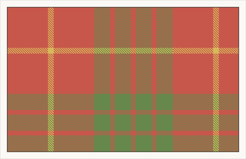 Cameron tartan in ancient colours