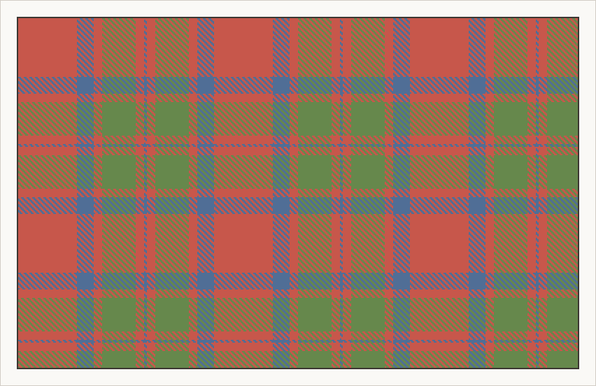 MacKintosh tartan in ancient colours