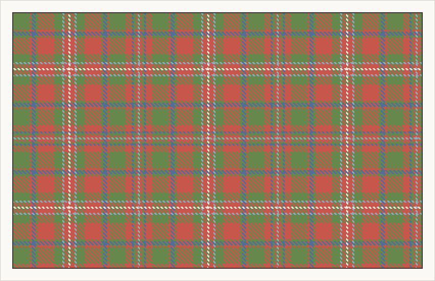 MacKinnon tartan in ancient colours