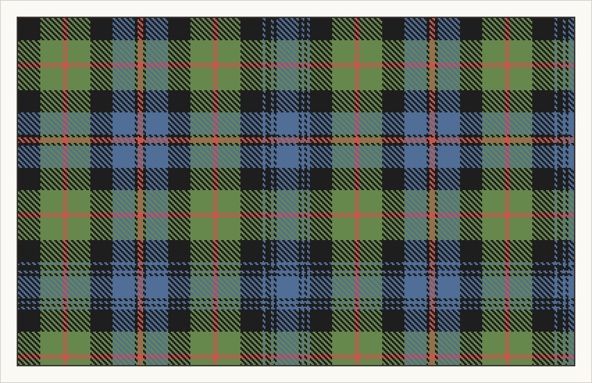 Murray of Atholl tartan in ancient colours