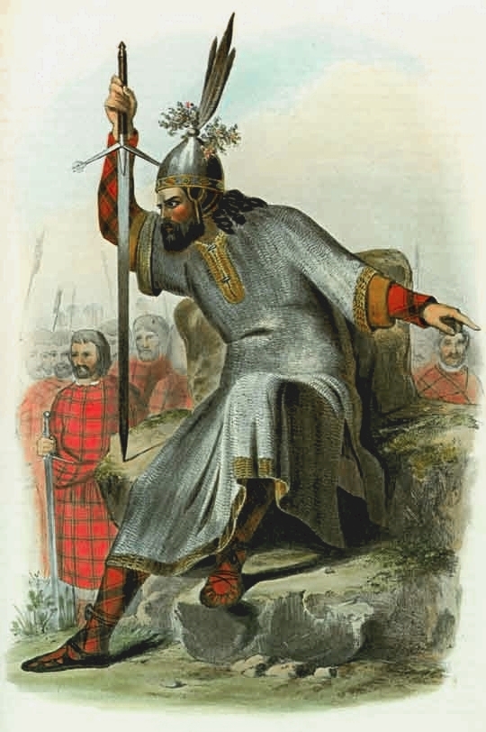 The MacDonald of the Isles plate from R.R. McIan's The Clans of the Scottish Highlands, 1845.