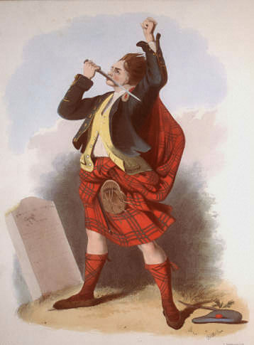 A MacGregor clansman, from R.R. McIan's The Clans of the Scottish Highlands, 1845.