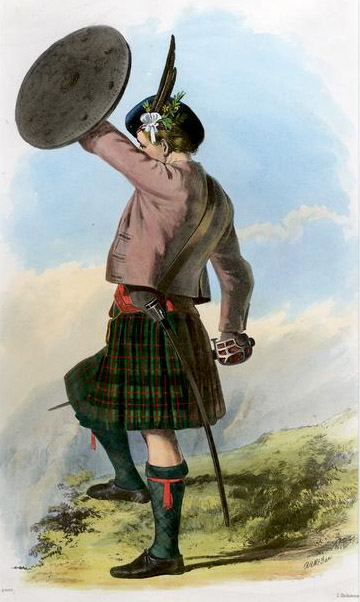 The Murray plate from R.R. McIan's The Clans of the Scottish Highlands, 1845.