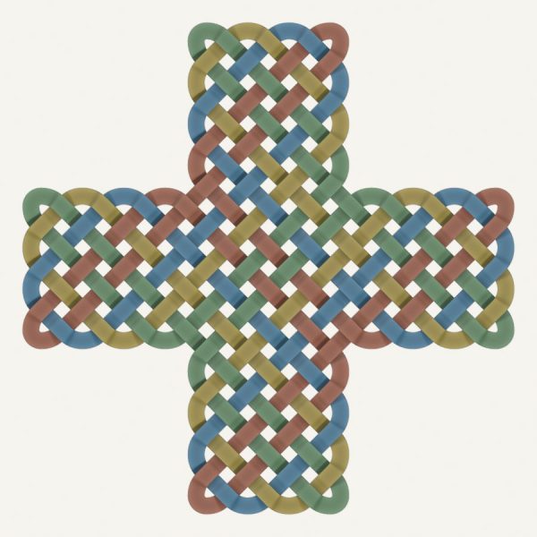 Ulbster cross, rendered by Celtic3d Knotwork